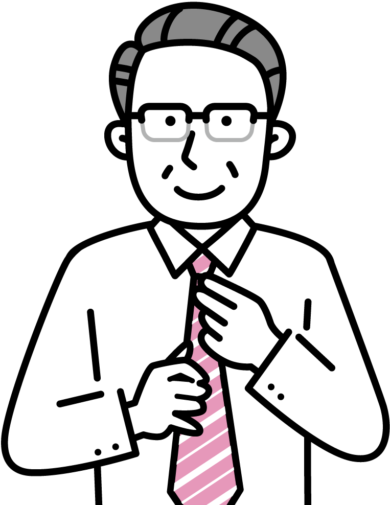 65歳以下の一般の方のイラスト